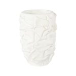 Drape Planter, White Stone, SM