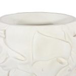 Drape Planter, White Stone, SM
