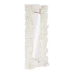 Rocky Ridge Dress Mirror, White Stone