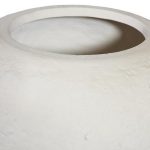 Aera Planter, Wide, Off White, Small
