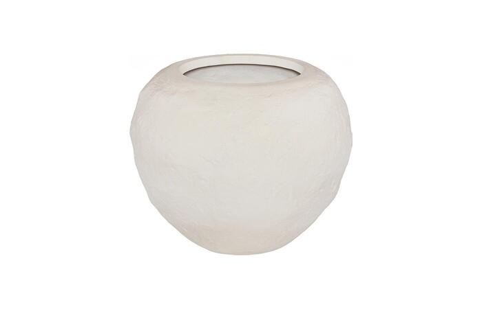 Aera Planter, Wide, Off White, Small