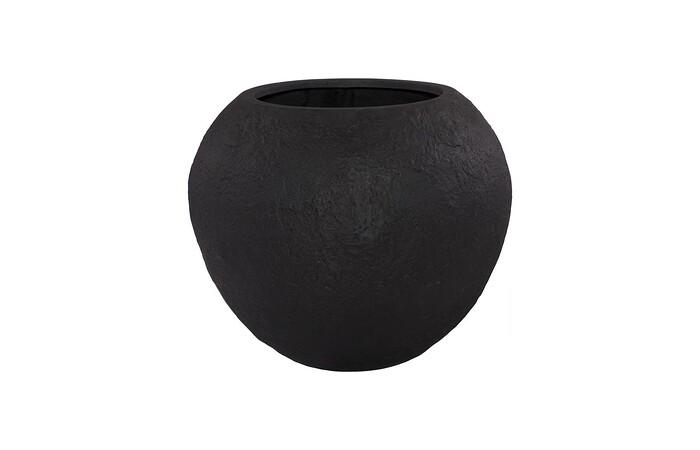 Aera Planter Wide, Black, Large