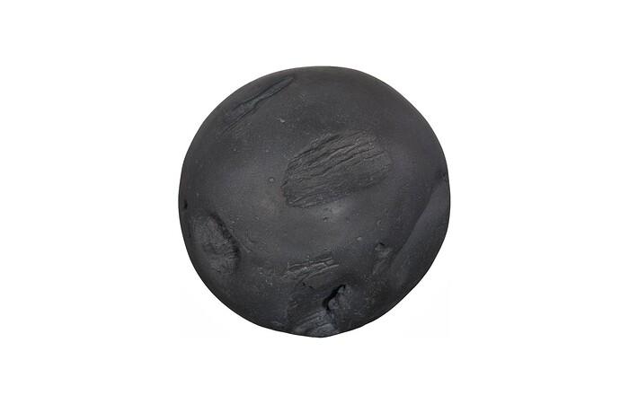 Cast Root Floor Ball, SM, Charcoal Stone