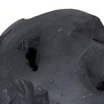 Cast Root Floor Ball, LG, Charcoal Stone