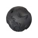 Cast Root Floor Ball, LG, Charcoal Stone