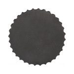 Vetra Side Table, Charcoal Stone