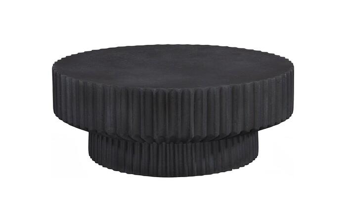 Vetra Coffee Table, Charcoal Stone