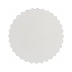 Vetra Side Table, White Stone
