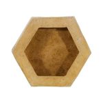 Hexagon Wall Tiles, Set of 3, Roman Stone
