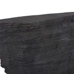 Stratified Rock Wall Décor, Charcoal Stone