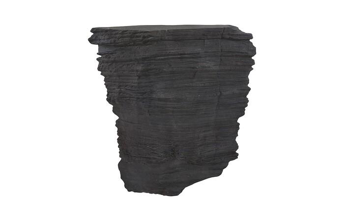 Stratified Rock Wall Décor, Charcoal Stone