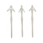 See, Speak, Hear No Evil Wall Art, Roman Stone, Set Of 3