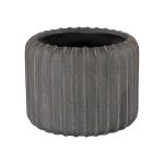 Vertical Vase, Raw Gray