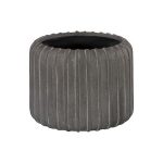 Vertical Vase, Raw Gray
