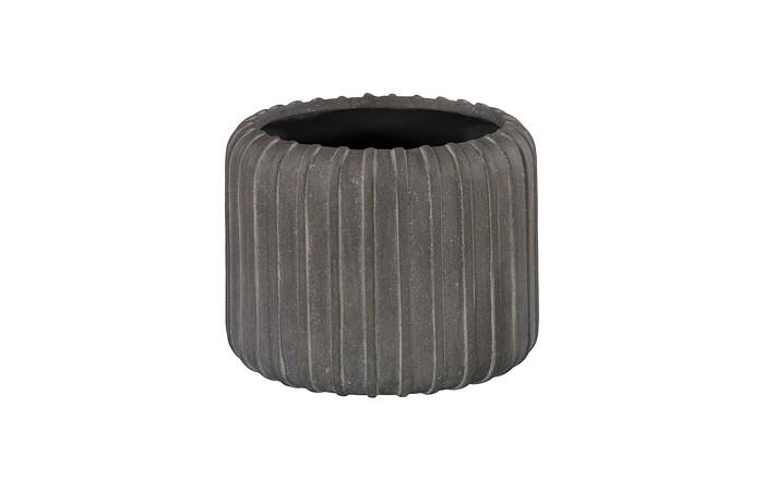 Vertical Vase, Raw Gray