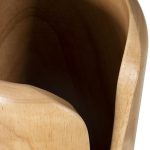 Interval Wood Vase, Natural, Medium