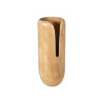 Interval Wood Vase, Natural, Medium
