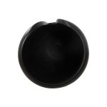 Interval Wood Vase, Black, Small