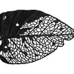 Birch Leaf Wall Art, Copper, SM