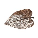 Birch Leaf Wall Art, Copper, SM