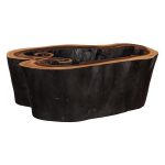 Chasm Coffee Table, Burnt Edge