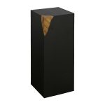 Cornered Pedestal, Natural, Iron