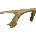 Colossal Bridge Console Table, Natural