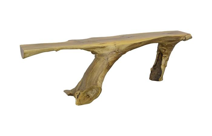 Colossal Bridge Console Table, Natural