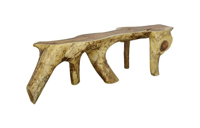 Freeform Console Table, Natural