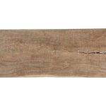 Origins Dining Table, Straight Edge, Weathered Gray, Satin Black Legs