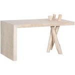 Branch Waterfall Desk, Bleached