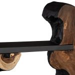 Cantilevered Console Table, Burnt Edge