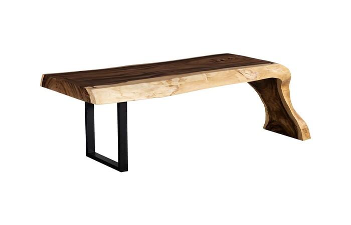 Slope Curved Desk, Satin Black Leg