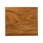 Waterfall Side Table, w/ Shelf, Natural