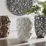 Drape Planter, Liquid Silver