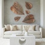 Birch Leaf Wall Art, Copper, SM