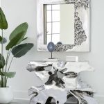 Mercury Mirror, Square, Silver Leaf