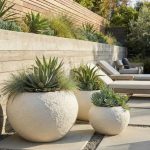 Aera Planter, Wide, Off White, Large