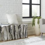 Freeform Root Bench, Silver Leaf