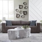 Cast Onyx Wall Bowl, Silver, SM
