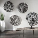 Cast Root Erupting Wall Sculpture