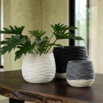 Wavy Vase, Two Tone, LG