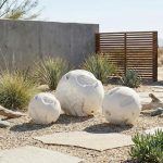 Cast Root Floor Ball, LG, Roman Stone