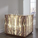 Onyx Bar Table, Illuminated