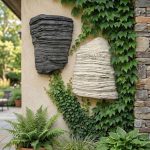 Stratified Rock Wall Décor, Charcoal Stone