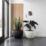 Crater Planter, White Stone