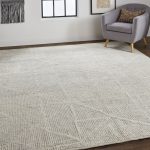 Alford Modern Solid, Ivory/Tan