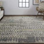 Palomar Transitional Abstract, Tan/Taupe