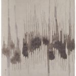 Anya Transitional Abstract, Ivory/Brown/Taupe