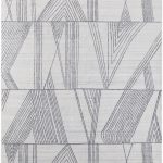 Whitton Modern Abstract, Ivory/Black